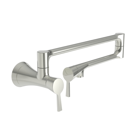 NEWPORT BRASS Pot Filler, Wall Mount in Polished Nickel 2500-5503/15